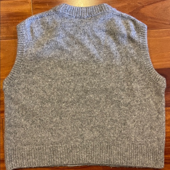 Sezane Samuel vest grey XS new with tags NWT - Picture 5 of 8